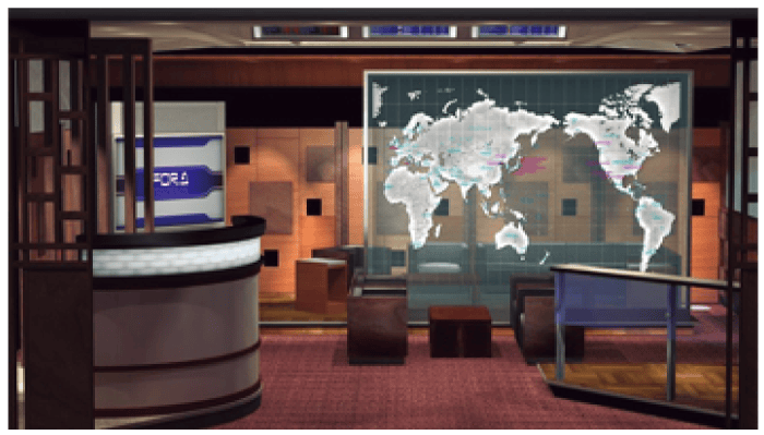 A-64. News Studio 17