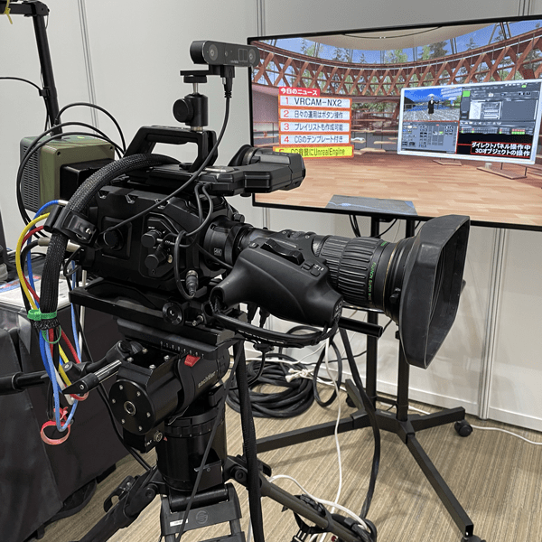 LinkBox2使用イメージ BMD URSA Broadcast/VRCAM-NX2