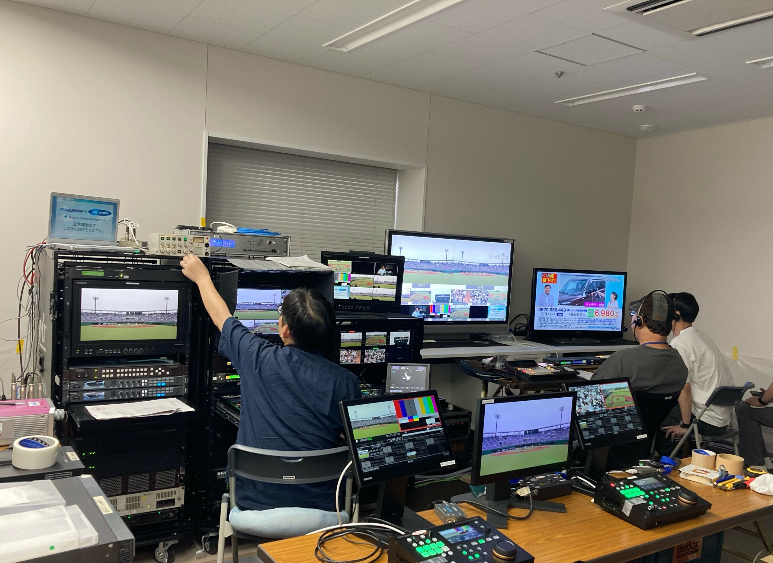 岩手朝日テレビ様 バラシ可搬サブシステム