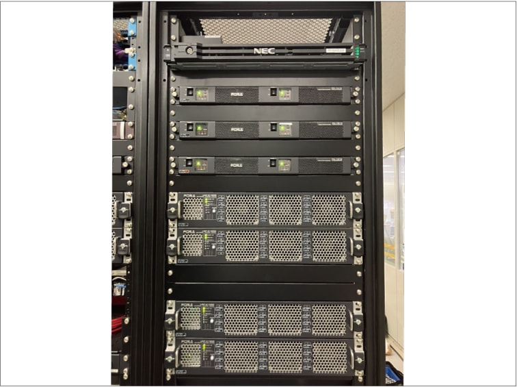 回線の分配に活用されているFA-1616とUSFシリーズ