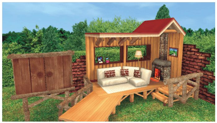 B-9. Log House