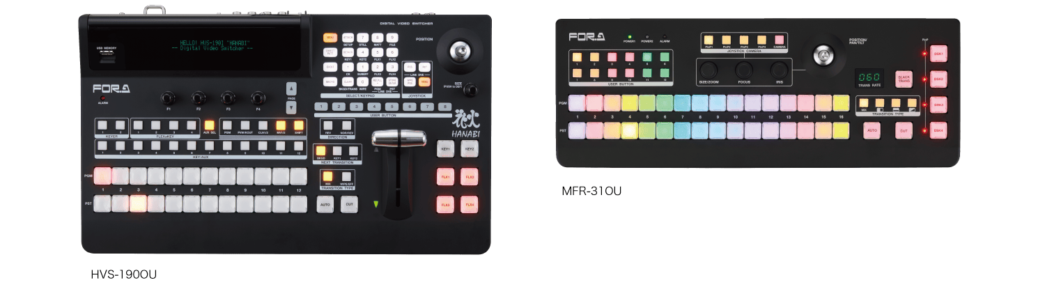 MFR-3100EX ハードウェアパネル