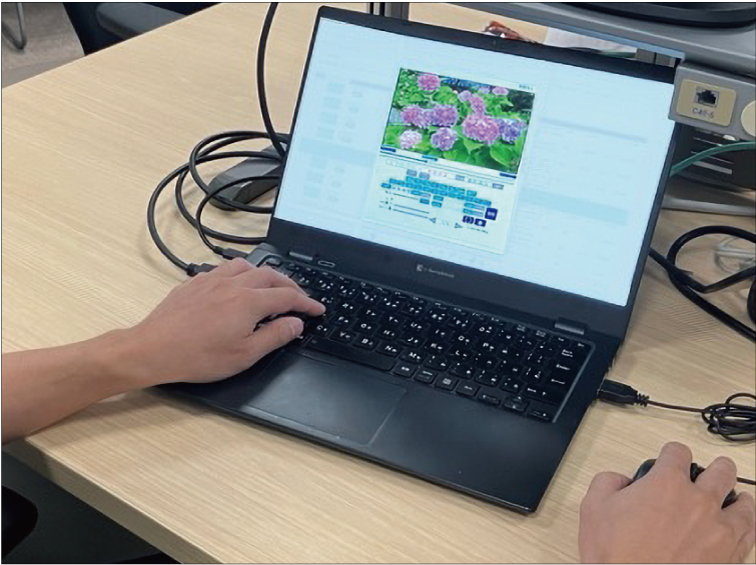 Webプレイヤー操作の様子